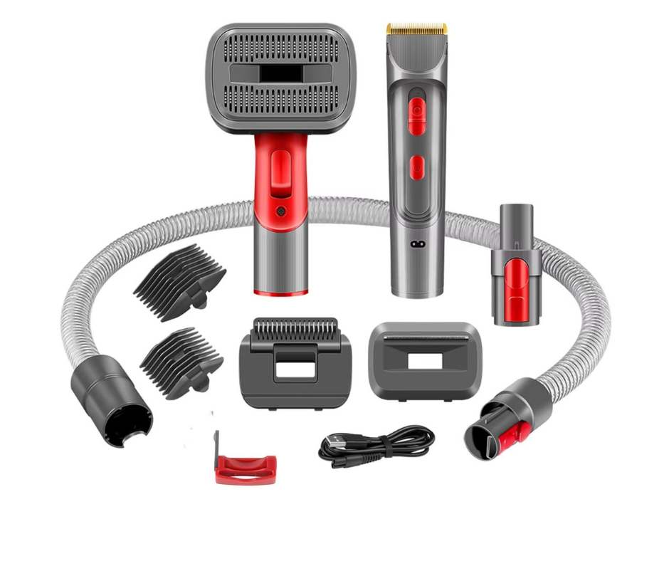 מברשת groomy- שואב שיער לכלבים וחתולים שמתאימה לשואבי אבק Dyson