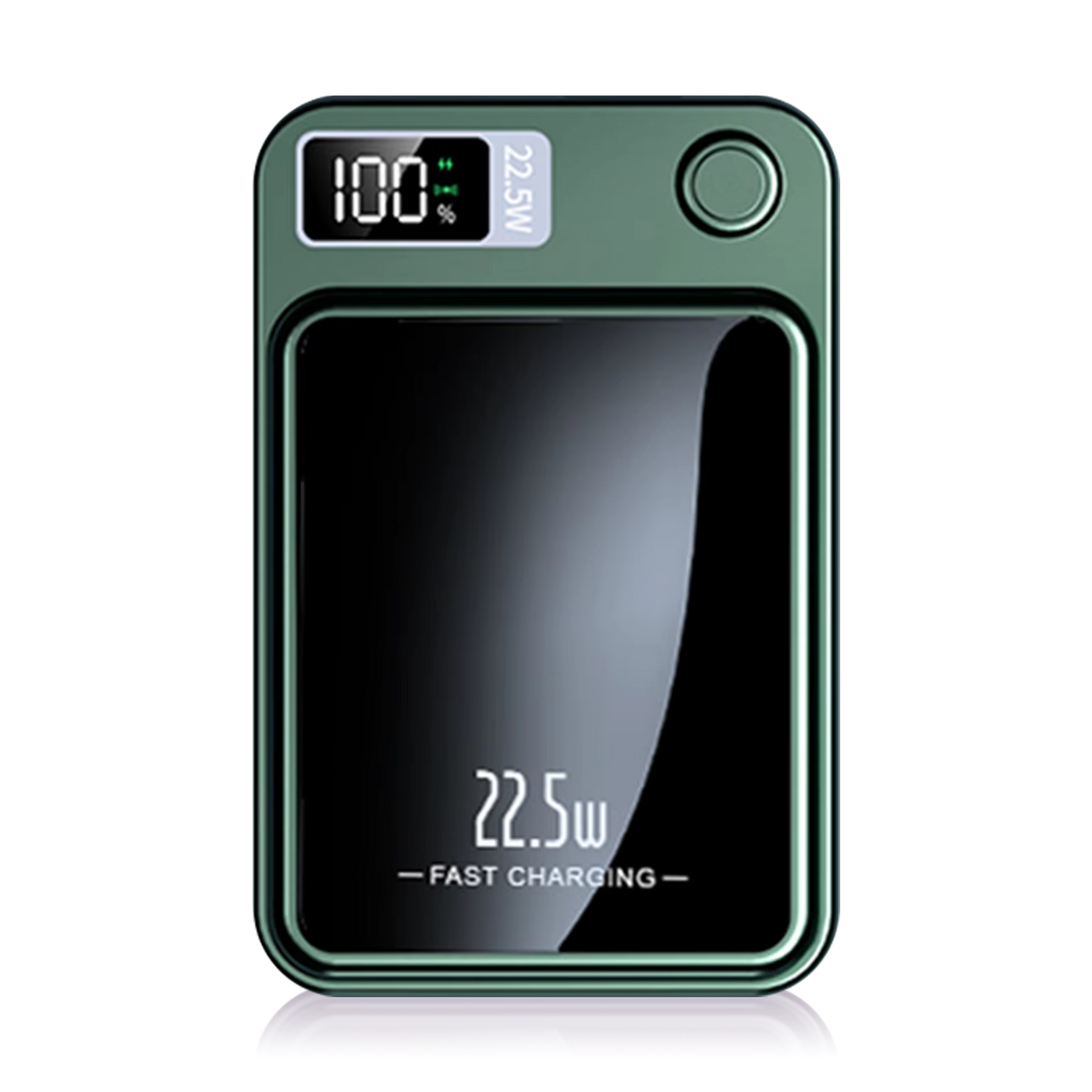 סוללה ניידת מגנטית 10,000mAh – טעינה אלחוטית מהירה 22.5W עם מסך LED וסטנד מתקפל לאייפון