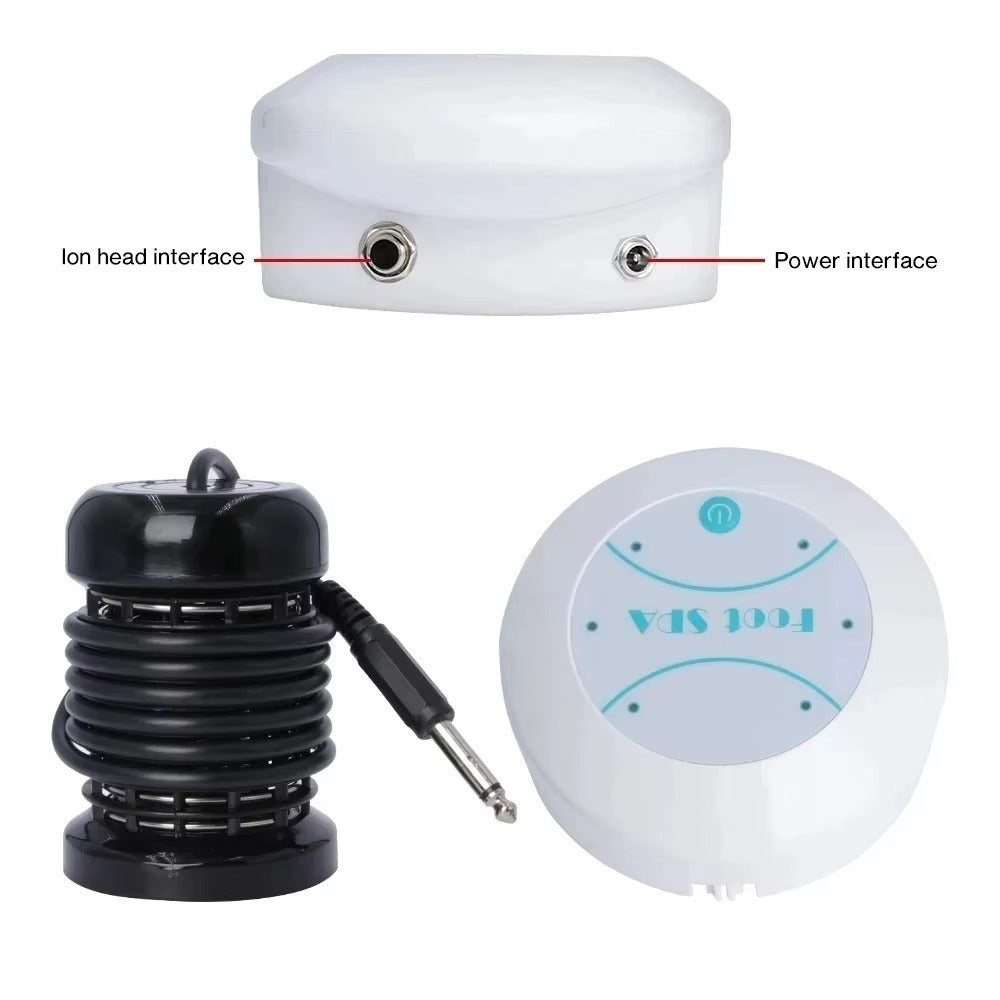 מכשיר אמבט רגליים יוני דטוקס – ניקוי רעלים, עיסוי מרגיע וחידוש אנרגיה לגוף ולנפש