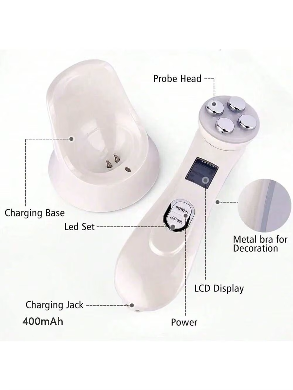 מכשיר מקצועי לניקוי פנים – פילינג, הסרת שחורים ותאי עור מתים, מרענן ומחדש את העור